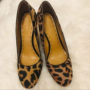 Leopard Wedges